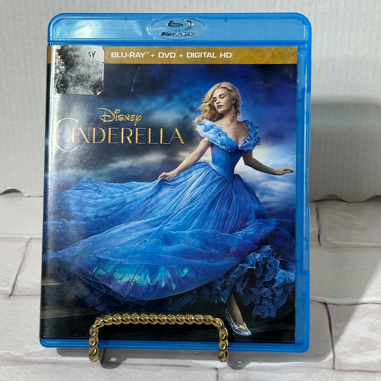 Disney Media | Disney Cinderella Blu-Ray Only 2015 Live Action Movie Lily James Cate Blanchett | Color: Blue | Size: Os