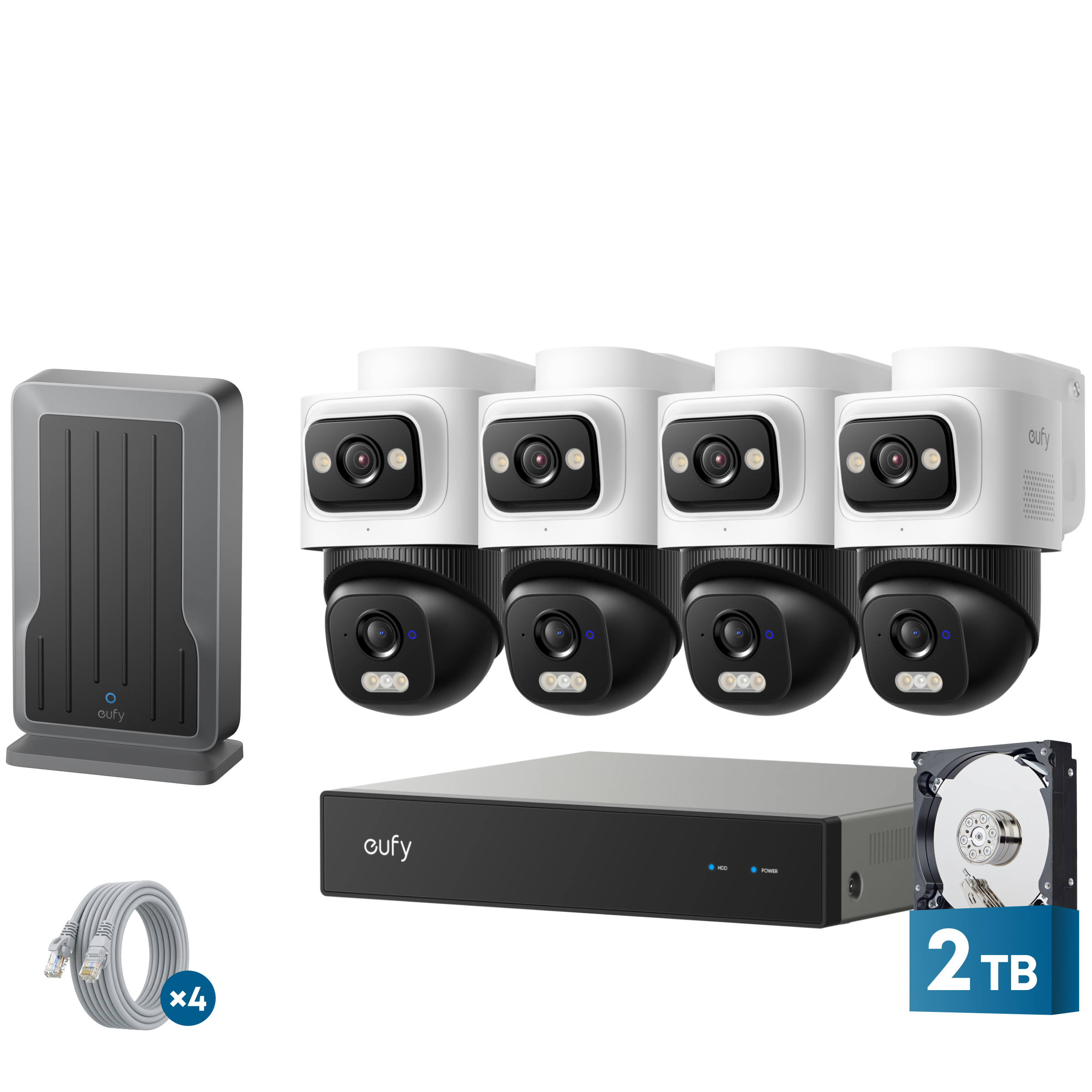 eufy Security NVR System E50-4-Cam Kit with WIFI Module