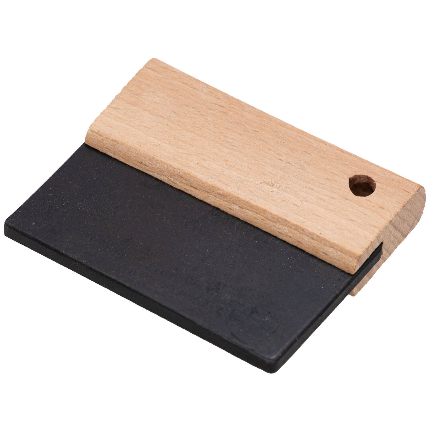 Spatule à joints avec manche en bois, 8 x 7 cm