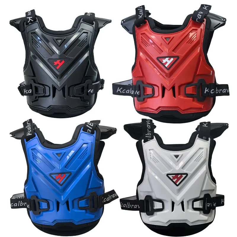 Gilet de protection durable pour moto, équipement de protection pour adulte, protection de poitrine respirante, armure corporelle tout-terrain, équipement moto