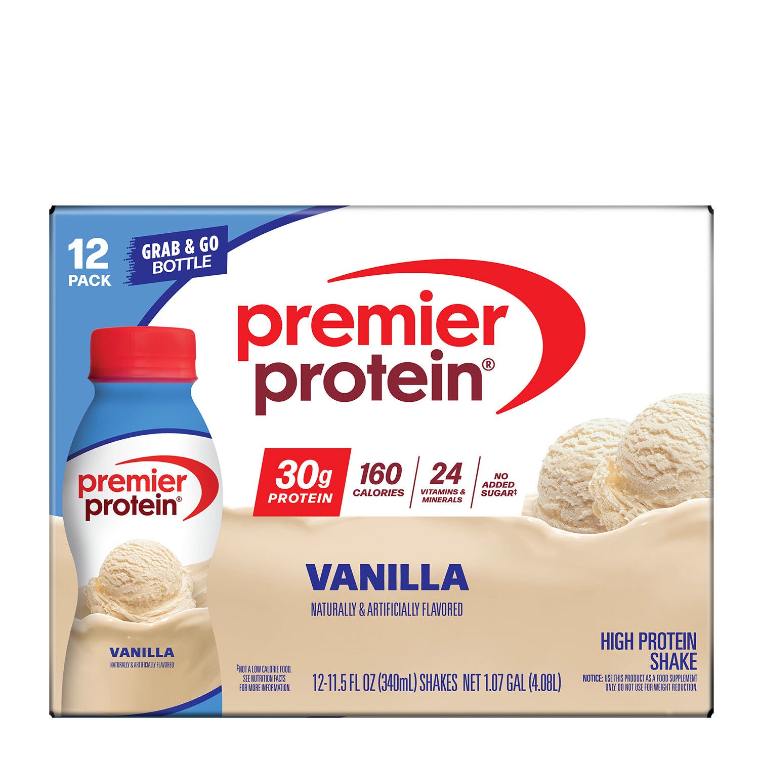 Protein Shake Healthy - Vanilla (12 Servings)