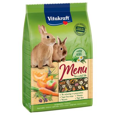 Vitakraft Menü Vital Zwergkaninchen - 2 x 5 kg