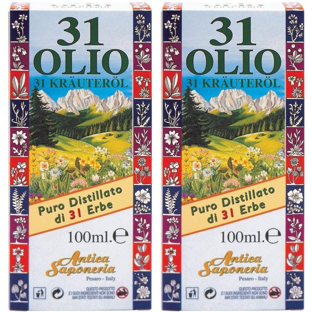 Olio 31 Bottiglia Vetro 100 Ml 2x100 ml