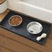 Rubber Pet Food Tray with Bowls - Large (Giant breed dogs) - Ballard Designs Large (Giant breed dogs) - Ballard Designs