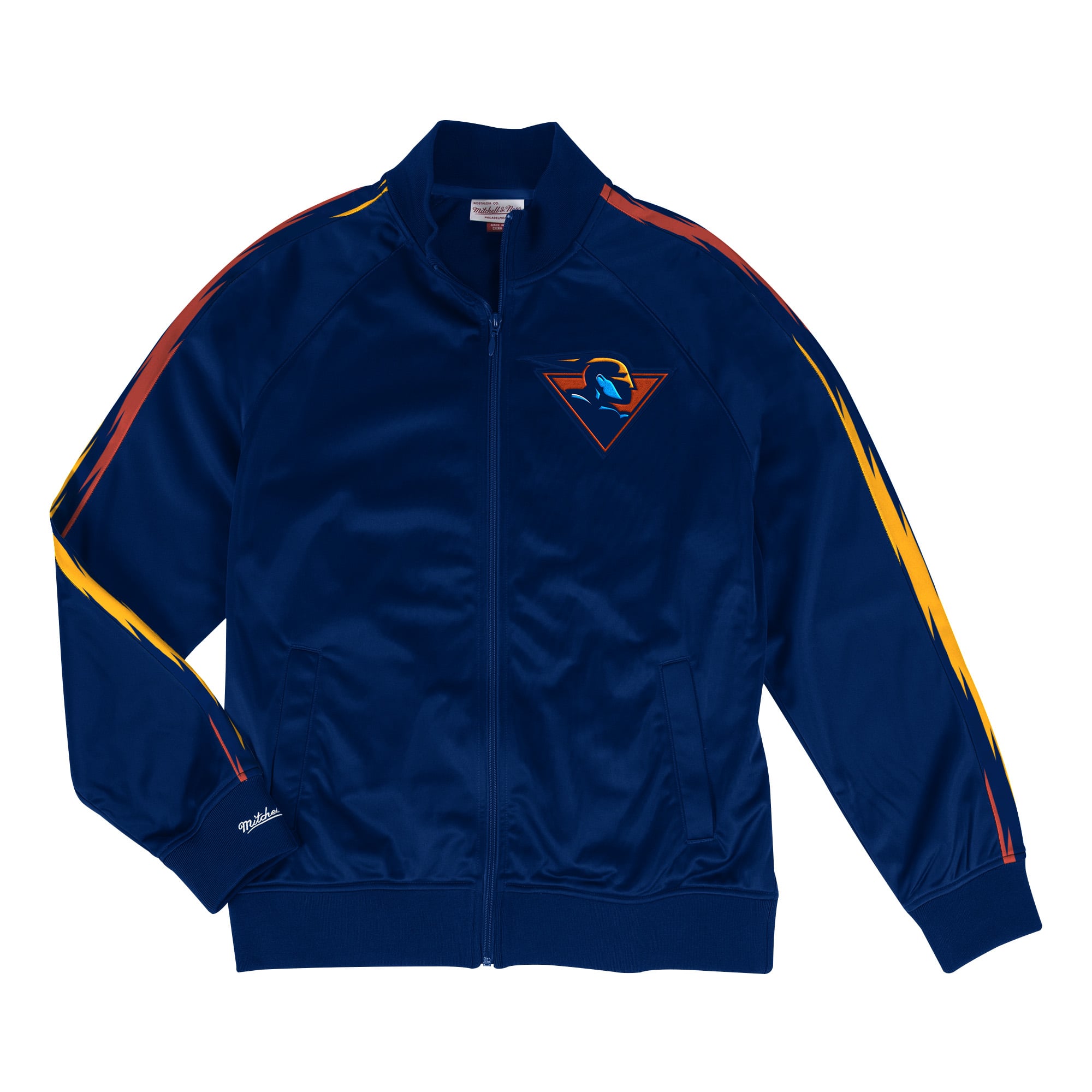 Mitchell & Ness Trainingsjacke der Golden State Warriors – Marineblau – Herren