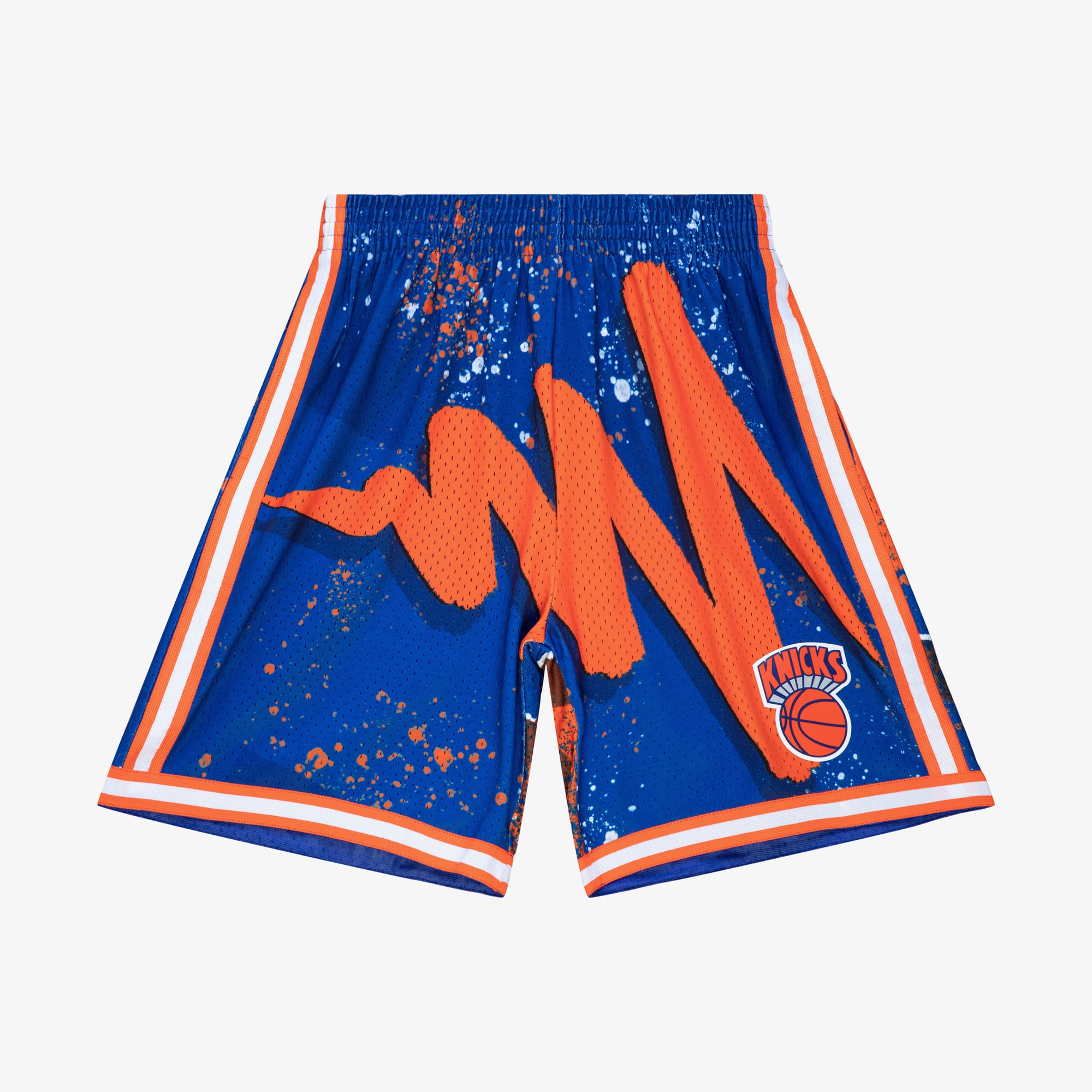 New York Knicks Mitchell & Ness 1991 Short Swingman Hyper Hoops – Bleu – Homme - Homme Taille: L
