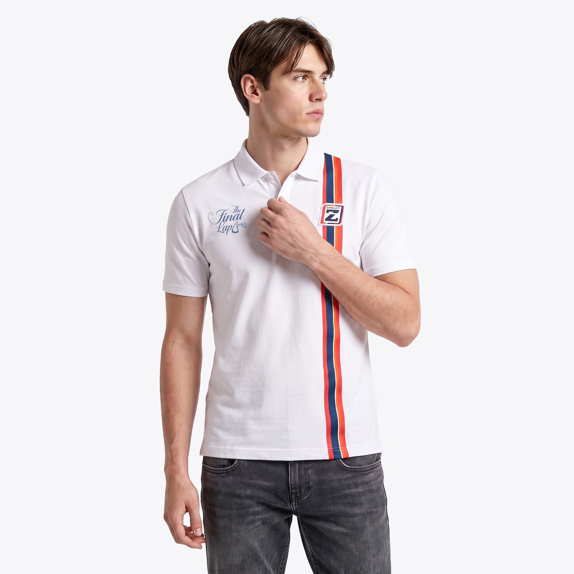 Polo Max Verstappen x Circuit Zandvoort Final Lap - Blanc - unisexe Taille: S