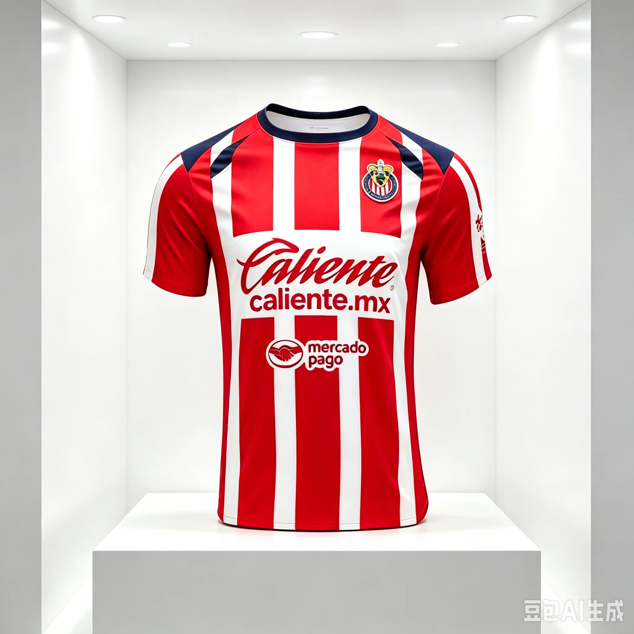 Nouveau Maillot de Sport Domicile Super Guadalajara Mexique 2026, T-shirt Unisexe Décontracté Ample à Séchage Rapide et Respirant, Assorti pour la Famille
