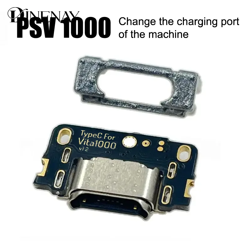 DIY USB-C Type-C Charging Port; Essential Replacement USB Part for PS Vita PSV 1000 Console