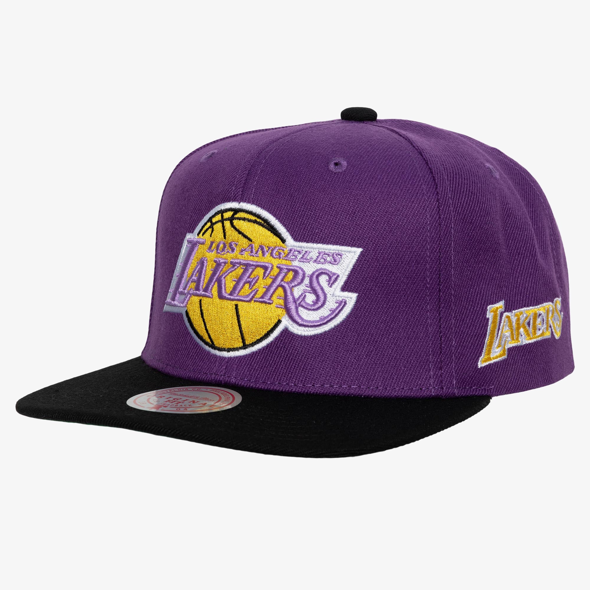 Los Angeles Lakers Mitchell & Ness Team Origins Hardwood Classics Snapback – Lila