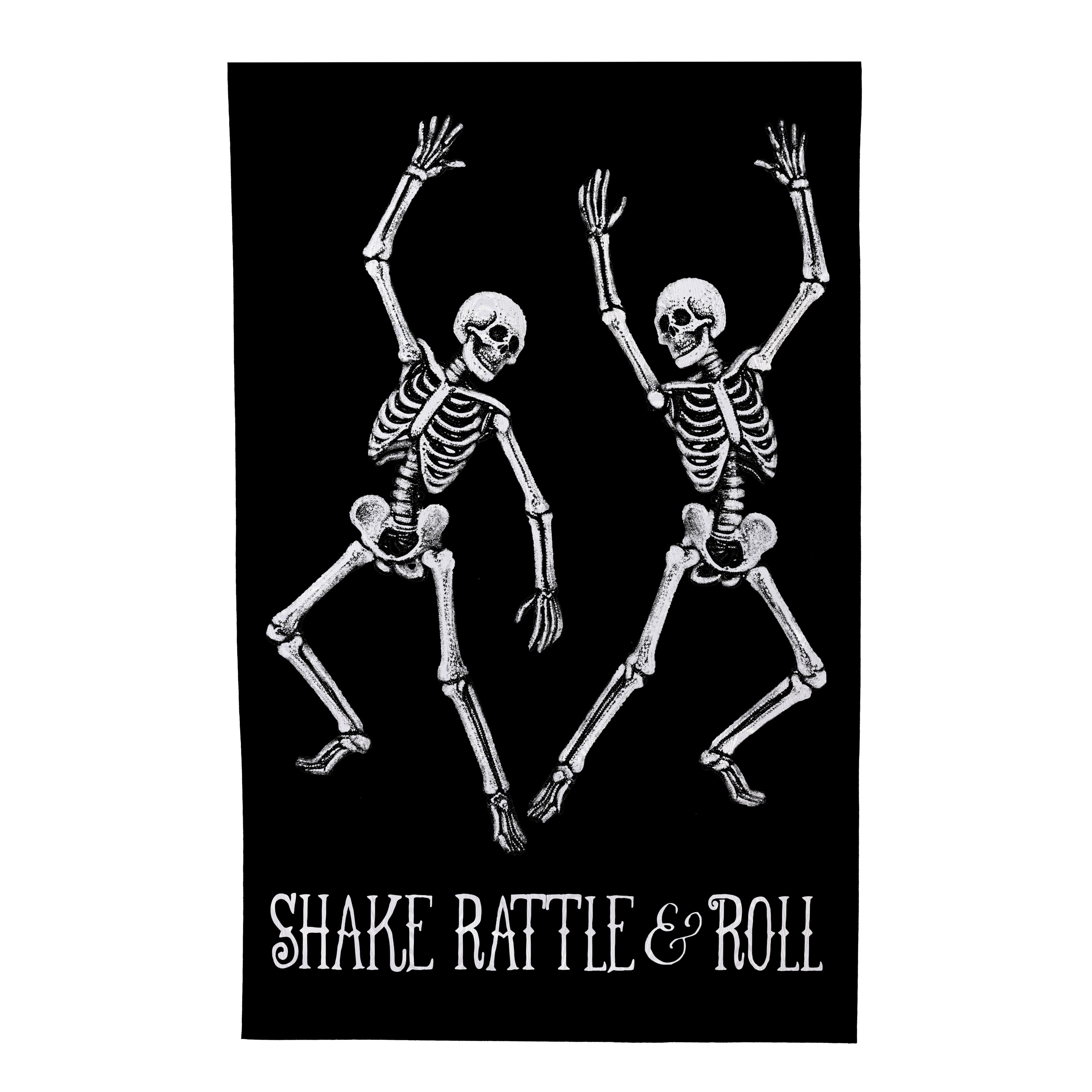28" x 44" Shake, Rattle & Roll Moire House Flag