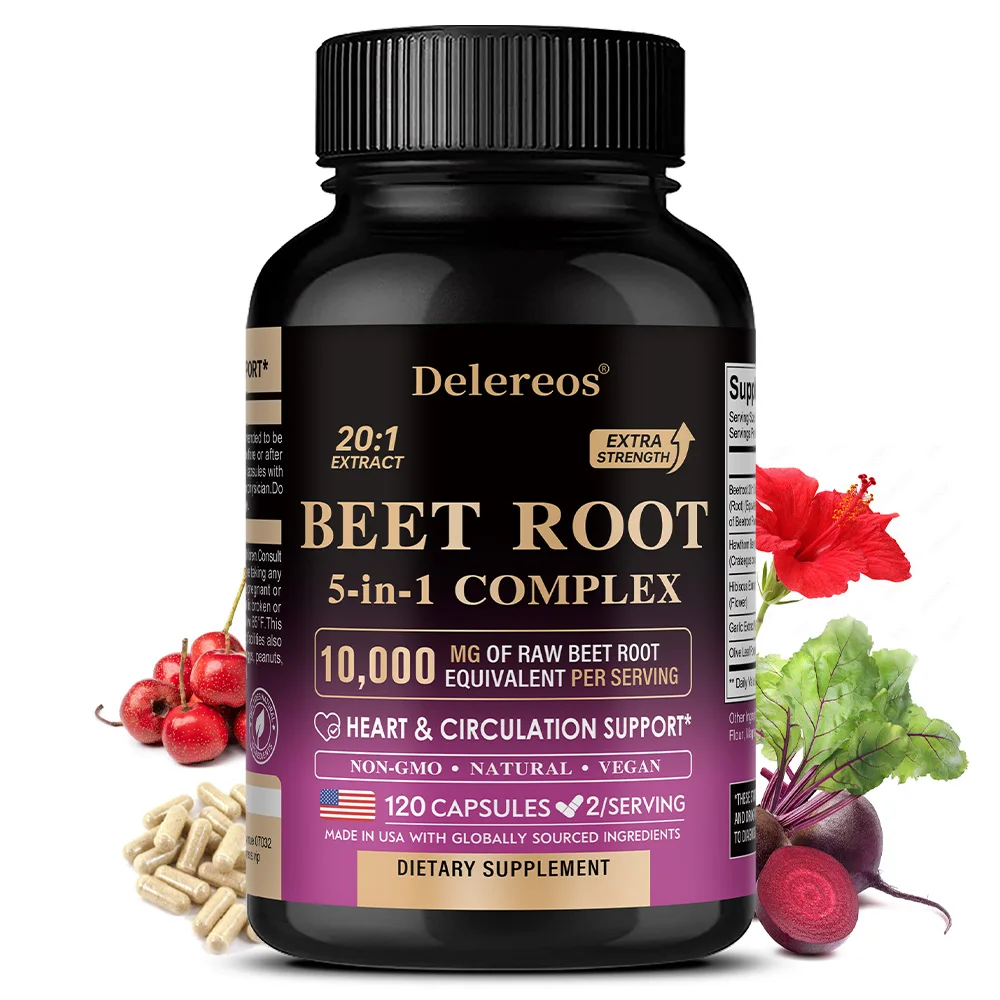 Organic Beet Root-Promotes Heart Health, Circulatory System, Helps Balance Blood Pressure, Promote Digestive and Immunity Health