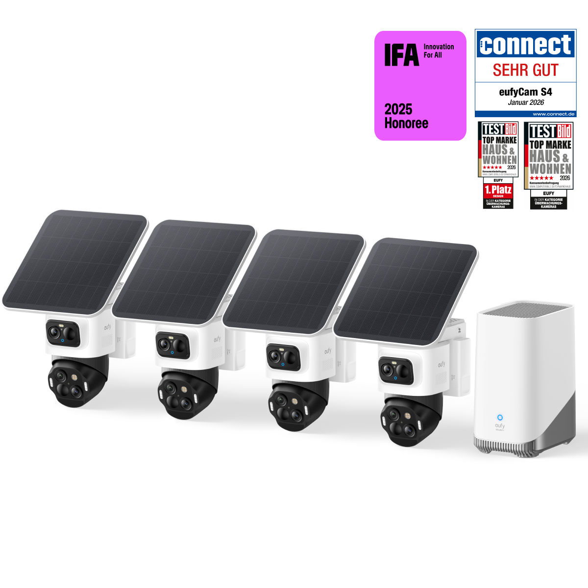 Anker eufy Security eufyCam S4 4-Cam Kit Image