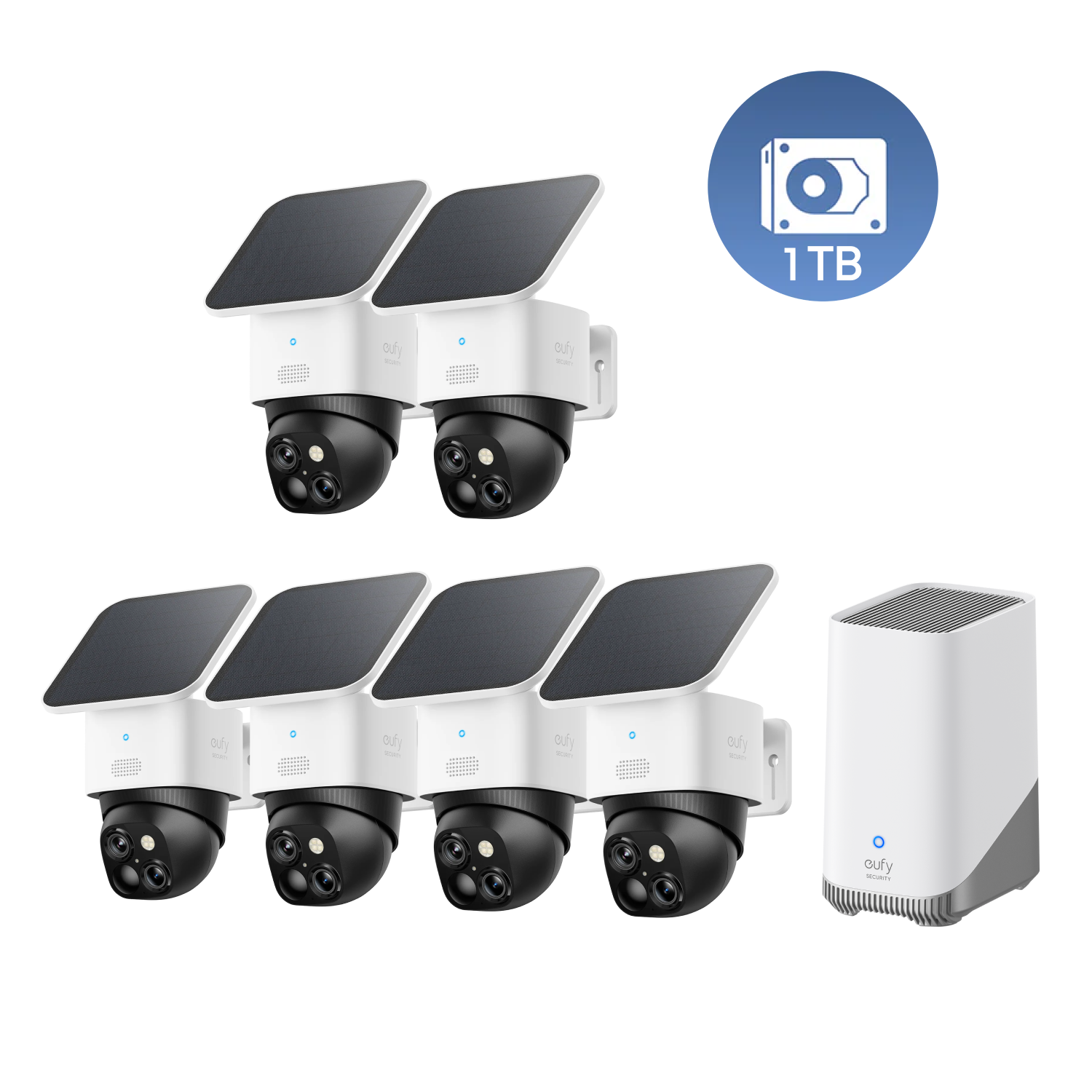 eufyCam Solo S340 (6er-Pack) mit HomeBase™ 3 Image