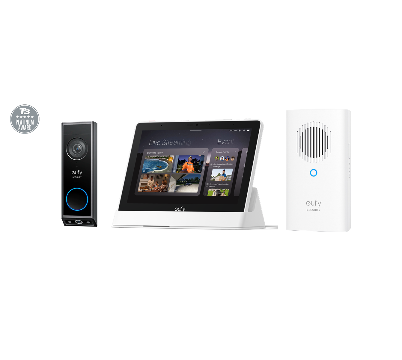 Anker eufy Türklingel mit Kamera E340 Bundle mit Zusatzklinge & Smart Display E10 Image