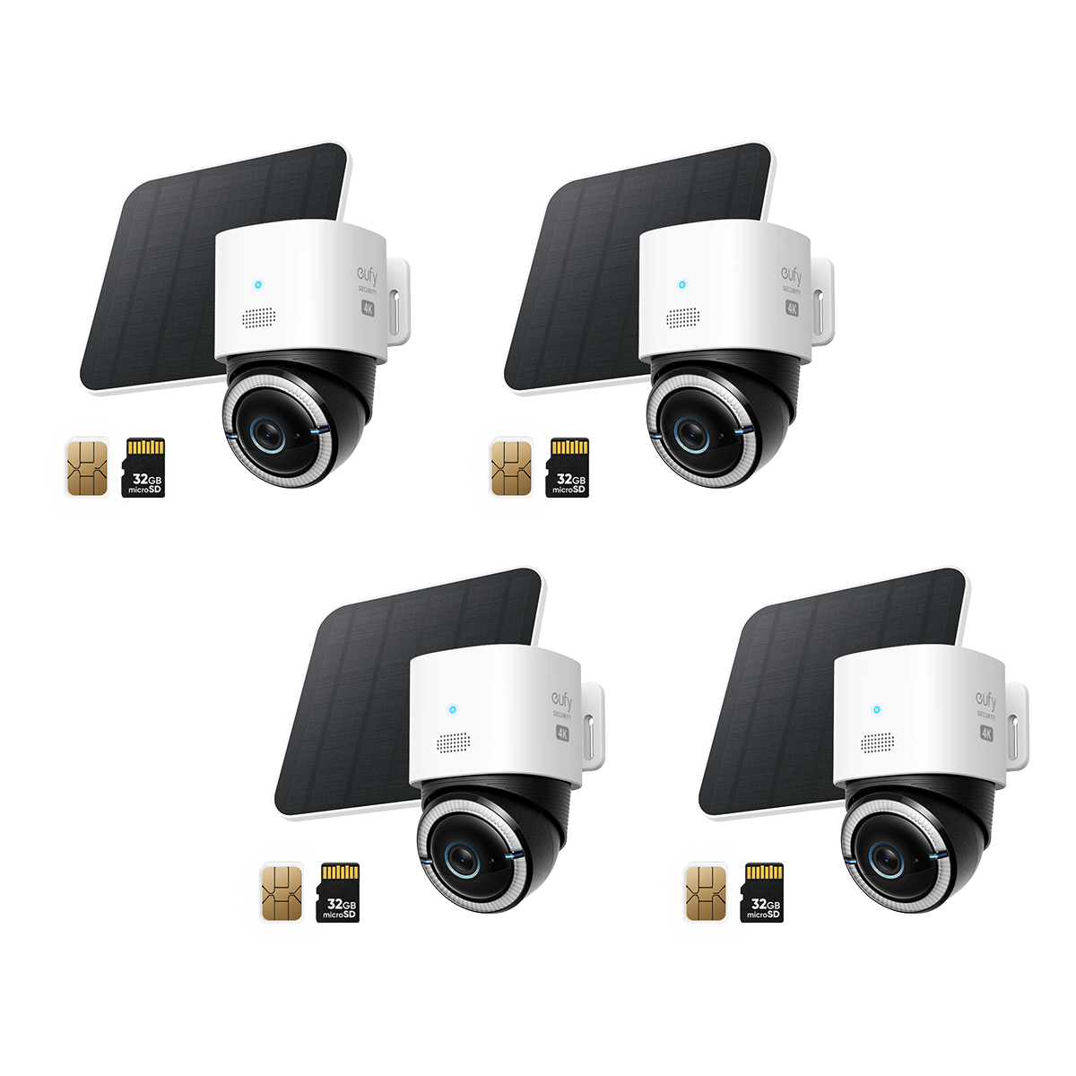 Anker eufy 4G LTE Kamera S330 (4er‑Pack) Image