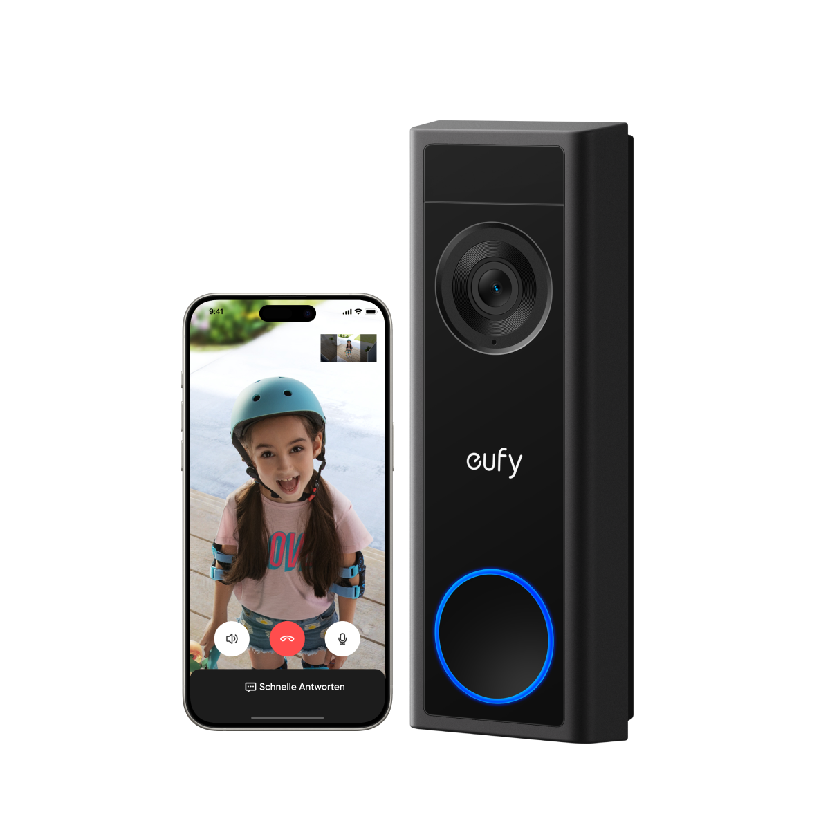 Anker eufy Türklingel mit Kamera C31, 2K FHD und duale Stromoptionen Image