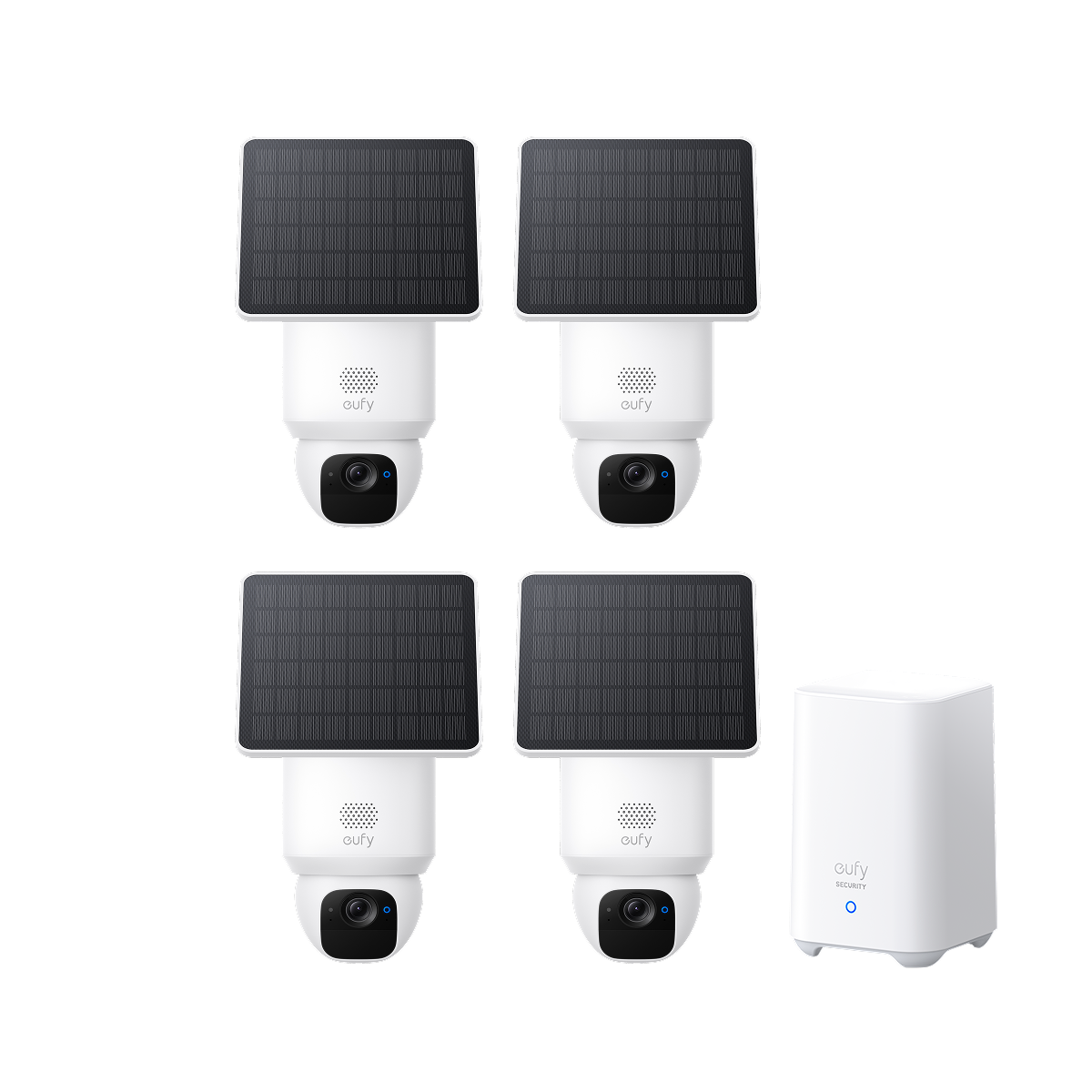 eufyCam Solo E30 4-Kamera-Set und Anker eufy HomeBase™ S280 Image