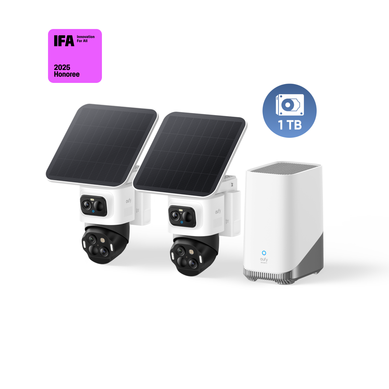 eufyCam S4 2‑Kamera‑Set,1TB Festplatte Image
