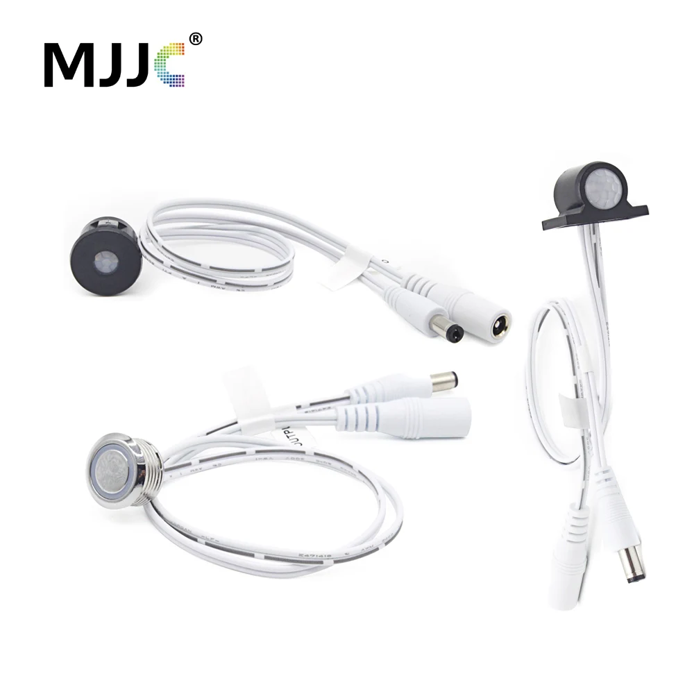 12 V Bewegungsmelder Touch-Schalter 12 Volt LED PIR Infrarot Automatischer Bewegungsmelder Lichtschalter für DC 12 V LED-Streifenlicht NO OFF