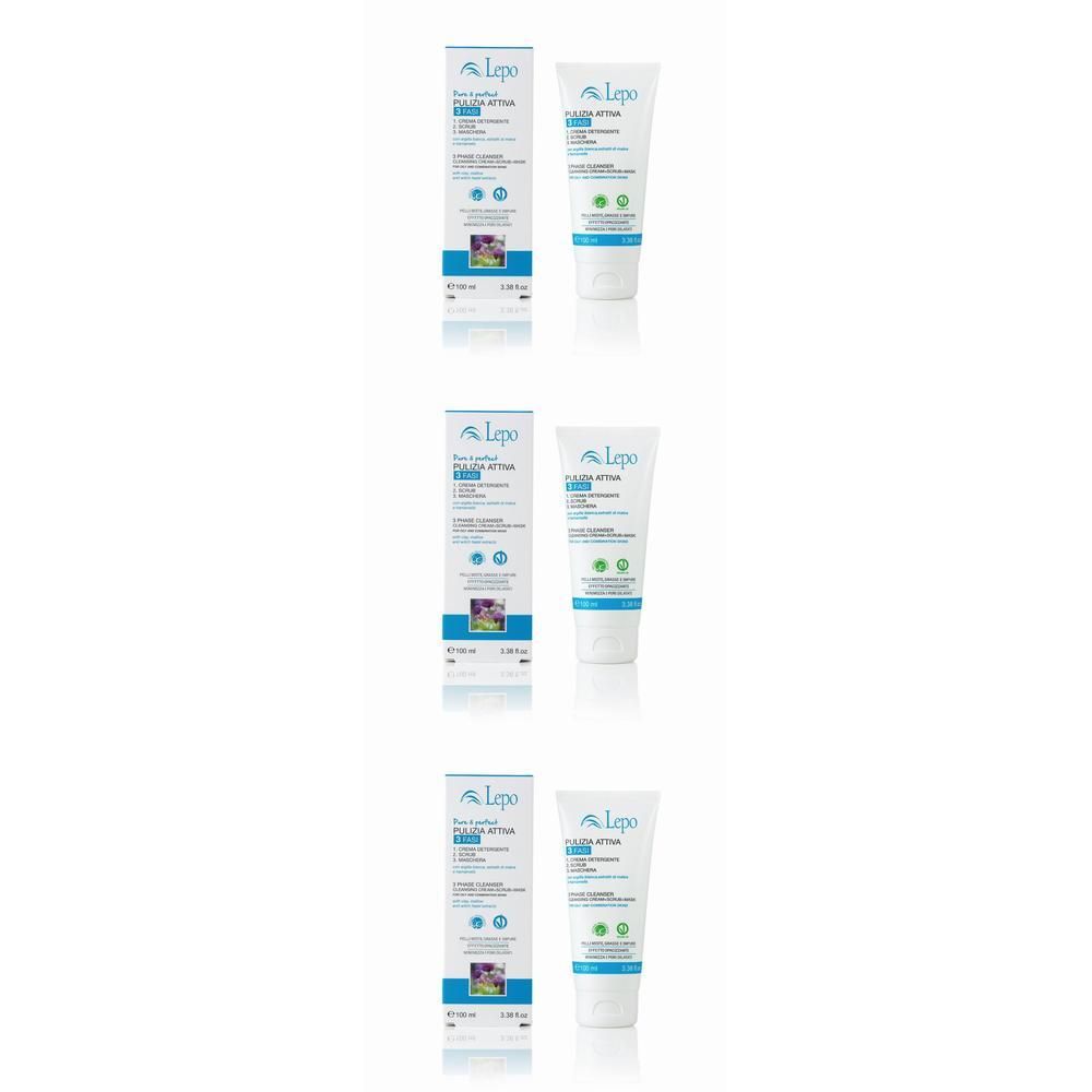 LEPO Pure&Perfect Pulizia attiva 3 fasi 3x100 ml