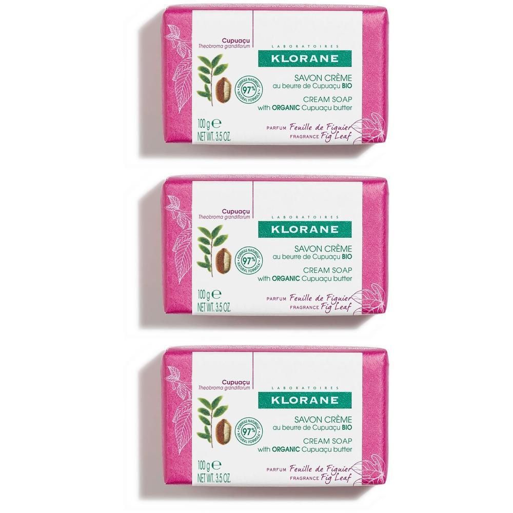 Klorane Crema Sapone Foglie di Fico con Burro Cupuaçu BIO 100g - Tutti