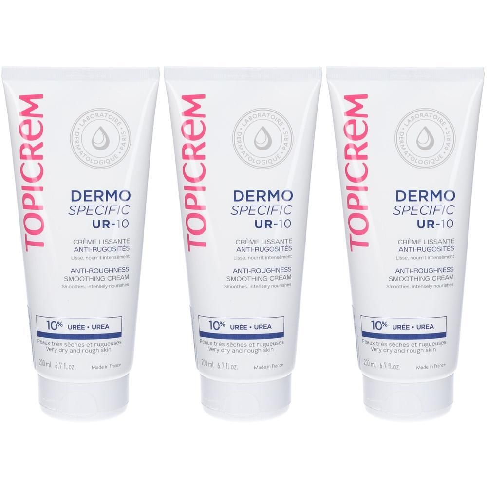 Topicrem UR-10 Crema Levigante Anti-Rugosità 200 ml 3x200