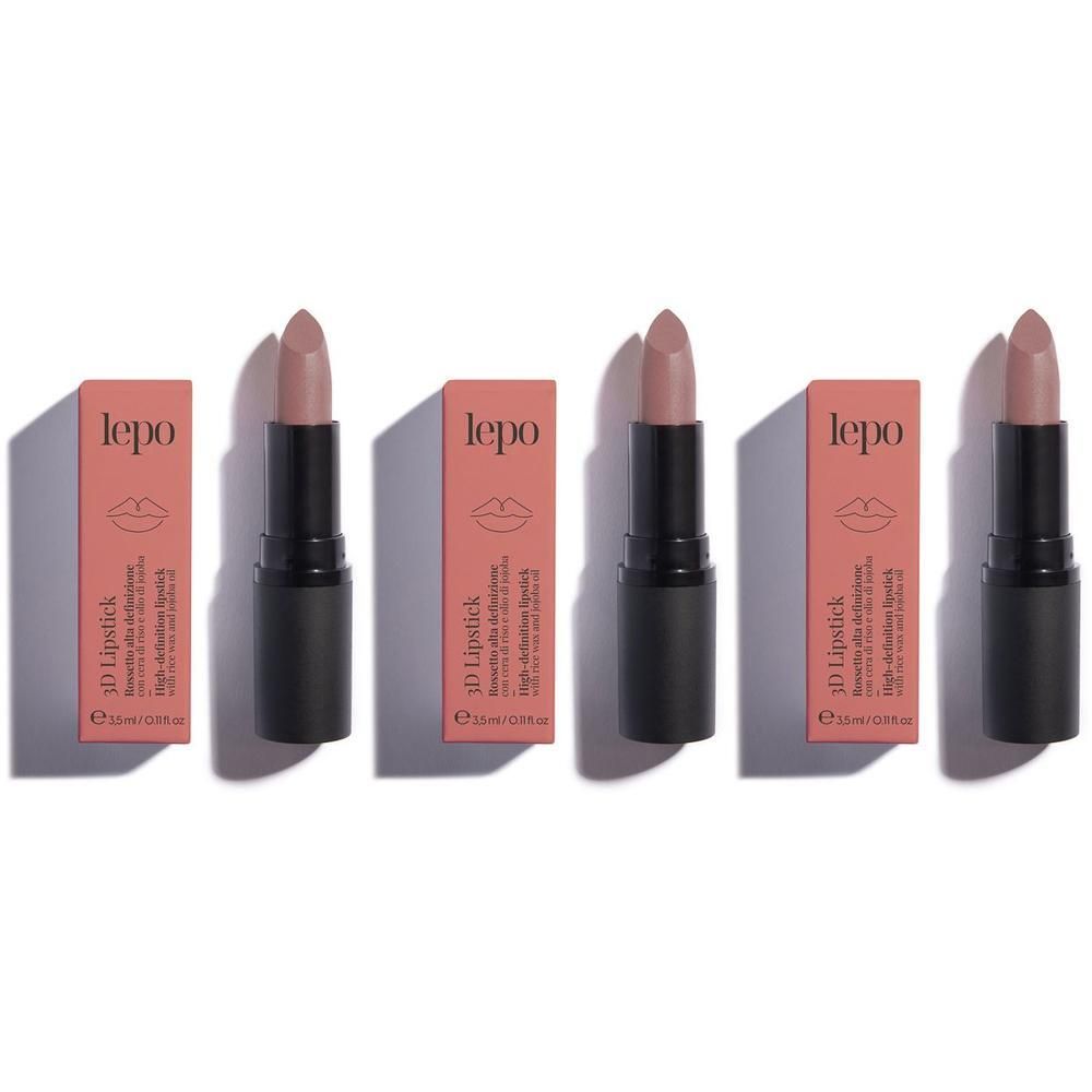 LEPO 3D Lipstick Rossetto alta definizione Tonalità 105 MALVA 3x1 St