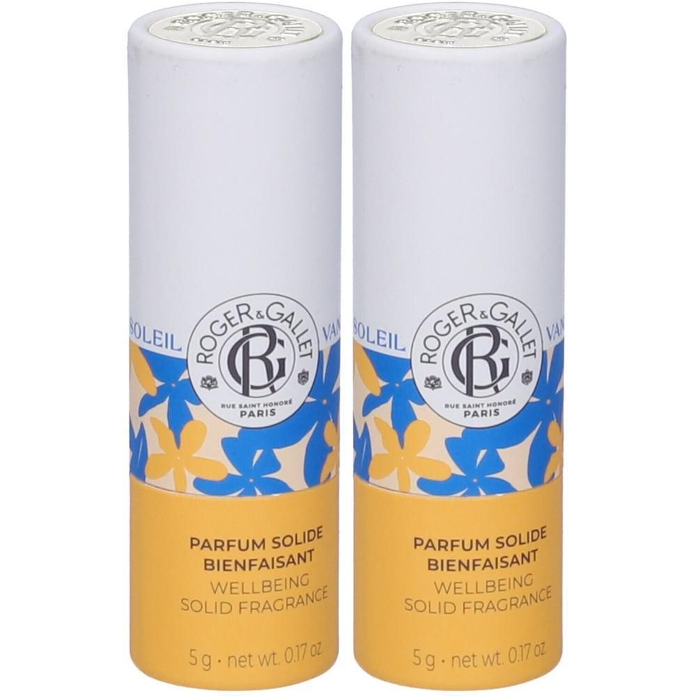 Roger & Gallet Vanille Soleil Parfum Solide 2x5 g