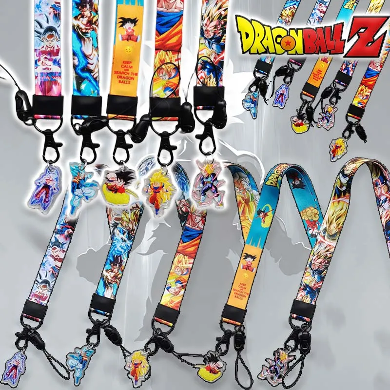 Dragon Ball Son Goku Phone Lanyard Phone Anti-lost Rope Neck Straps To Hang The Mobile Rope Smartphone Phone Chain Key Strap New