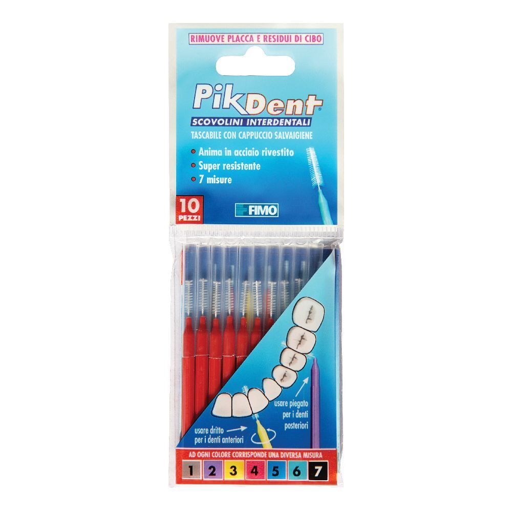 Pikdent Stuzzicolino 4 Rosso 10 Pezzi 1 St