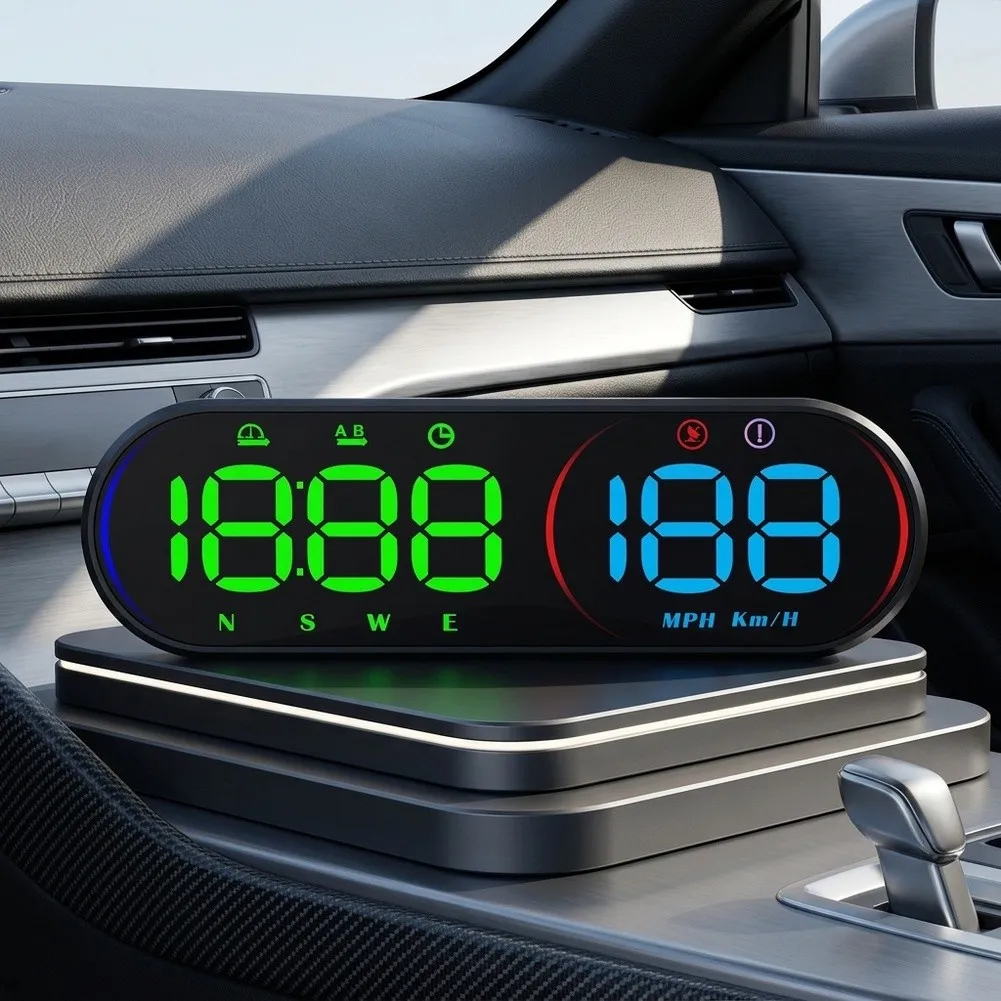 5V G26 Head-up Display HUD GPS Speed Compass Display Car Auto Digital Head Up Display Speedometer KM/H MPH Overspeed Reminder