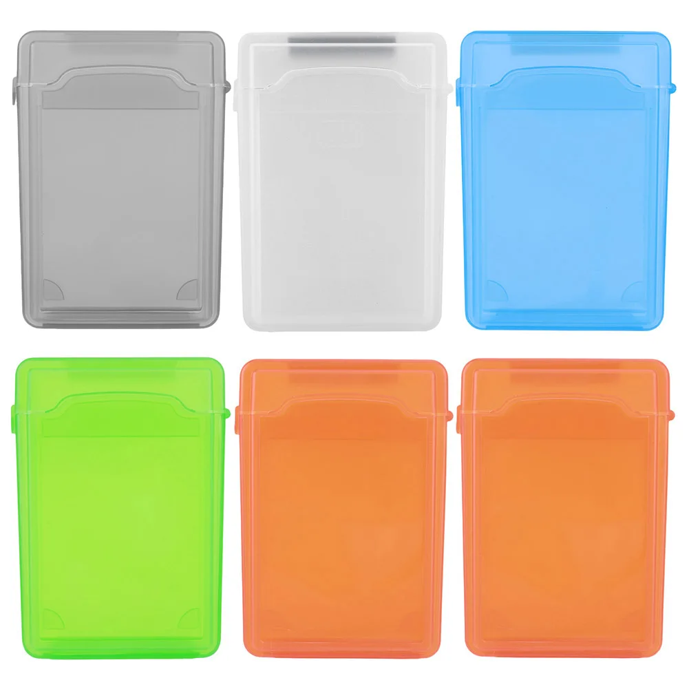 Boîtier de stockage externe pour disque dur IDE SATA 3,5 pouces, boîtier de disque dur en plastique multicolores, coque de disque dur, boîtier de disque dur