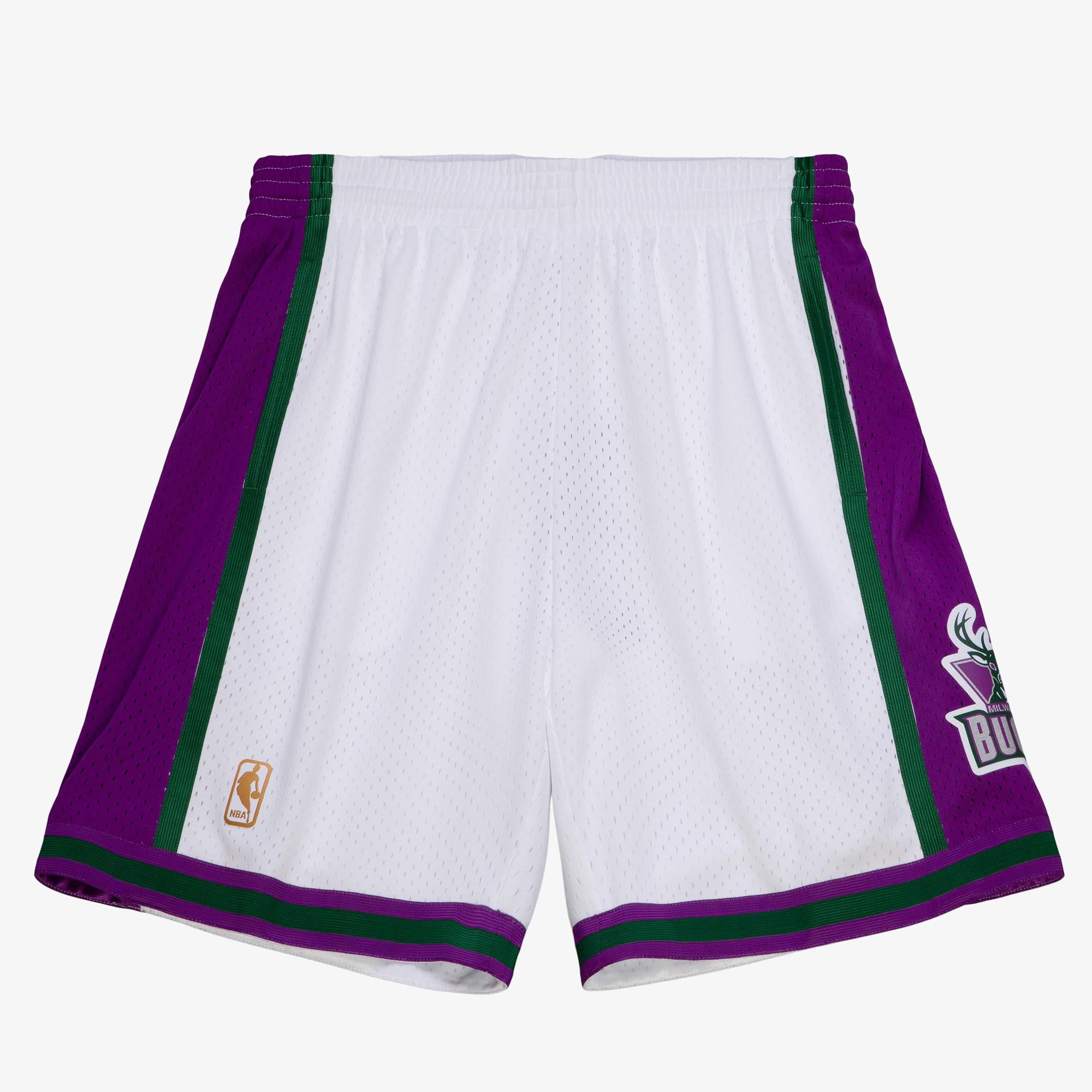 Short Swingman Mitchell & Ness 1996 des Milwaukee Bucks - Blanc - Homme - Homme Taille: M