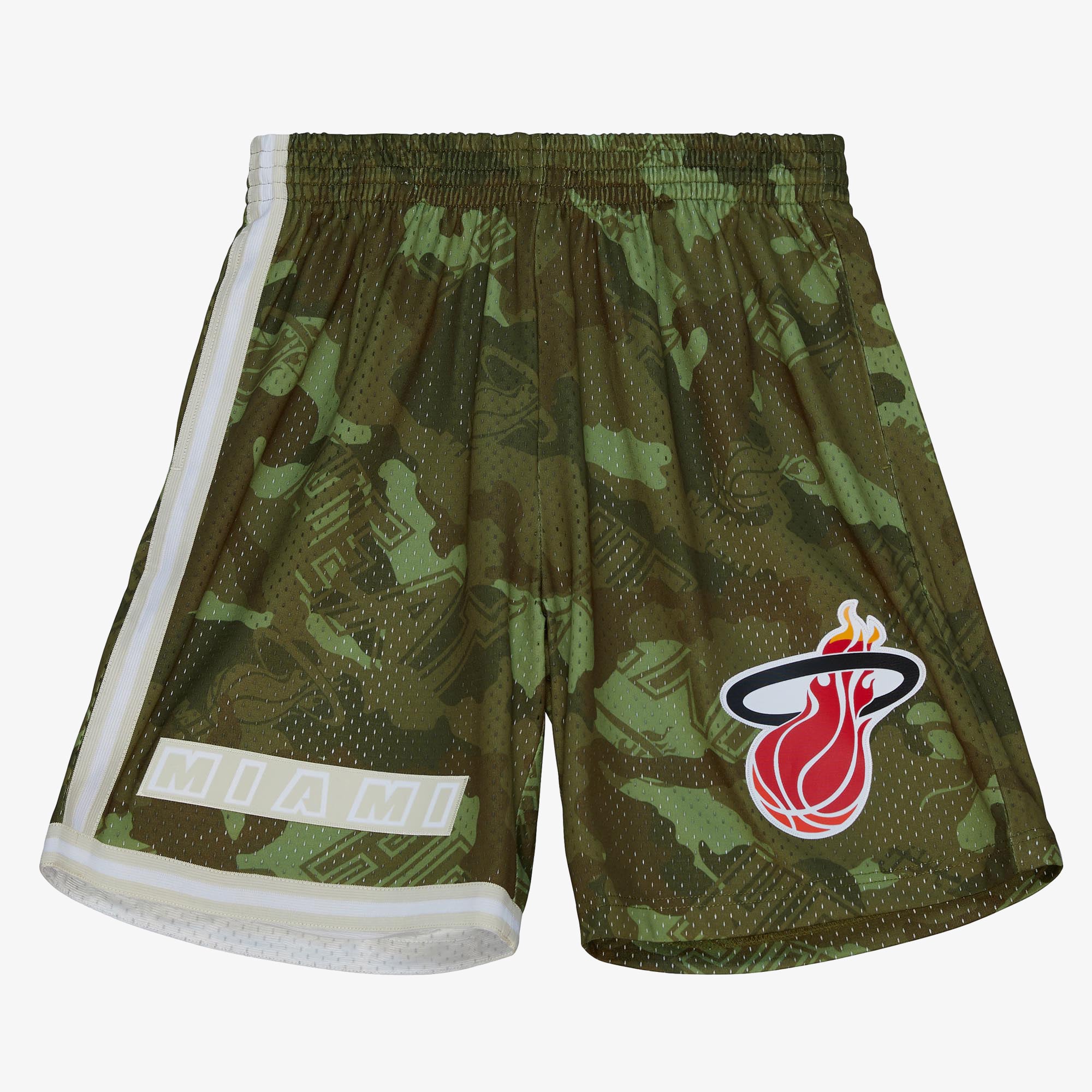 Short Swingman Ghost Camo Miami Heat Mitchell & Ness 1996 – Vert – Homme - Homme Taille: S