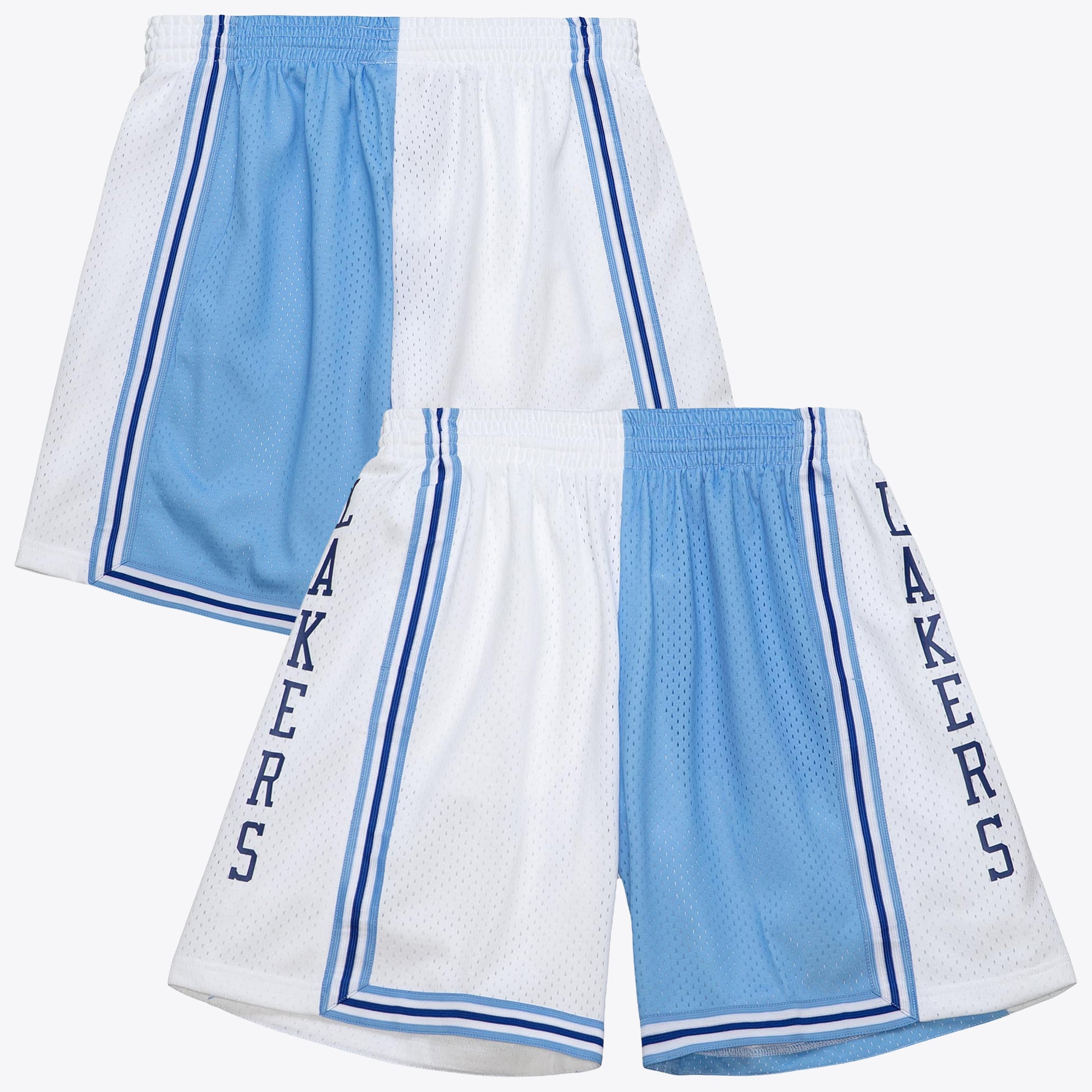 Short Swingman Split Los Angeles Lakers Mitchell & Ness 1996 – Bleu/Blanc – Homme - Homme Taille: XL