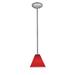 Access Lighting Martini 6 Inch Mini Pendant - 28004-1R-BS/RED