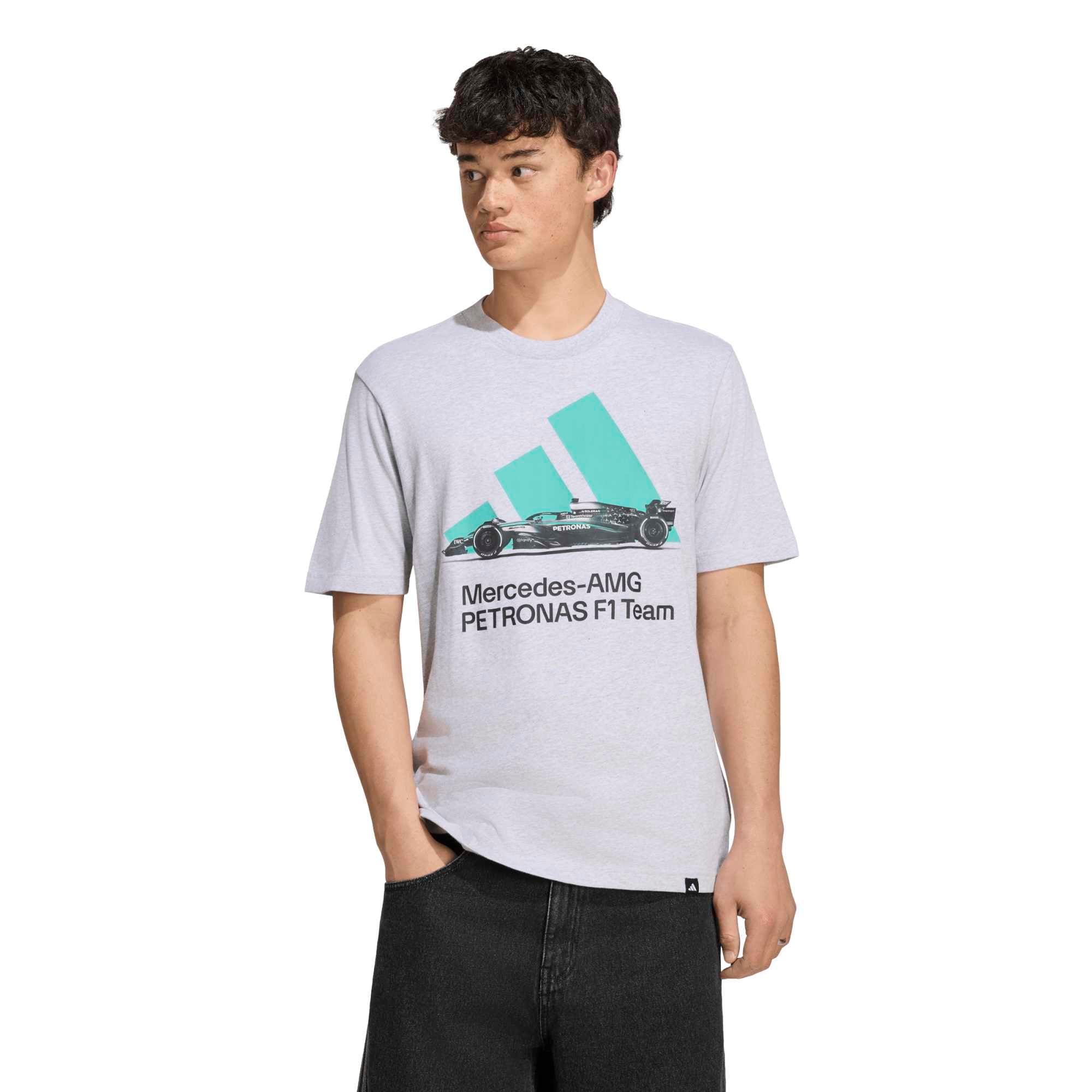 T-shirt graphique Mercedes AMG Petronas adidas F1 - Homme Taille: 2XS