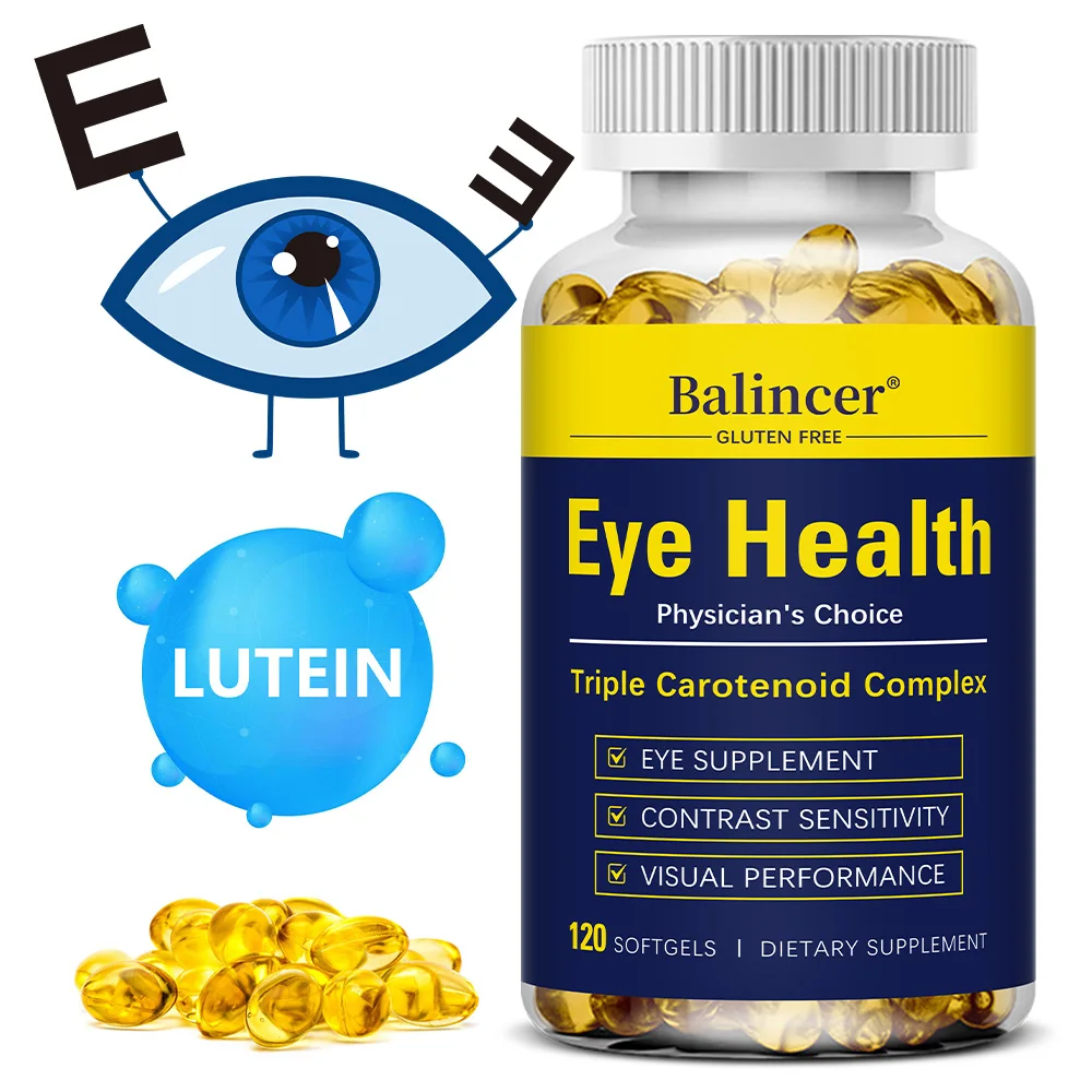 Lutein - Essential Eye Vitamin and Vision Health Supplement, Promotes Eye Health, Antioxidant, Vegetarian, 120 Capsules