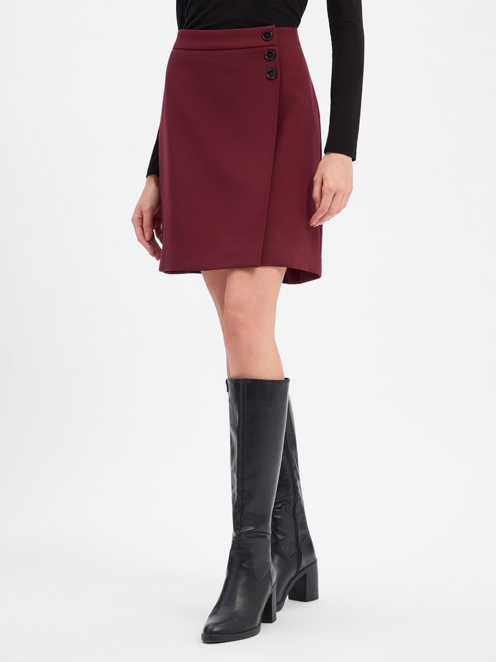 More & More Wickelrock Damen bordeaux, 38