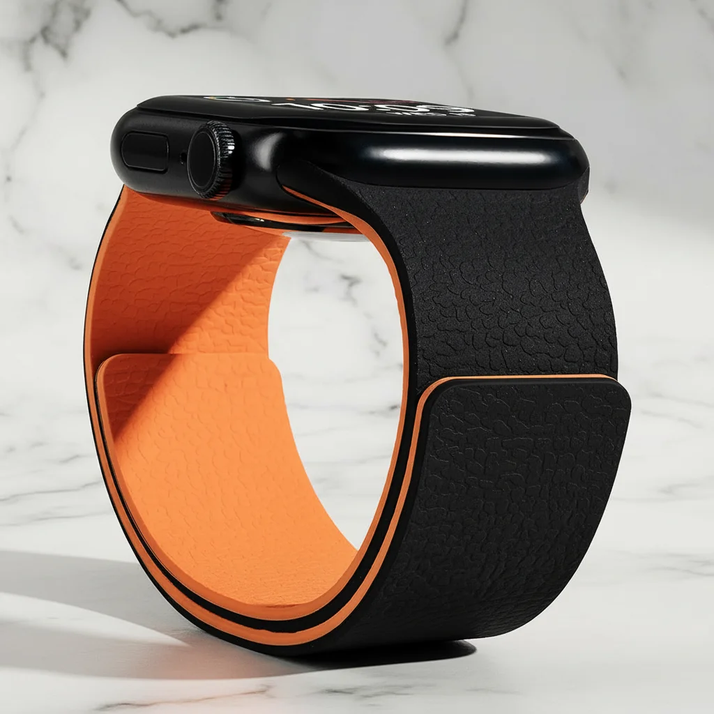 Armband für Apple Watch 40mm 44mm 46mm 45mm 49mm 41mm Magnetisches Silikon-Armband IWatch Series 10 SE 9 8 Ultra 2 3 11