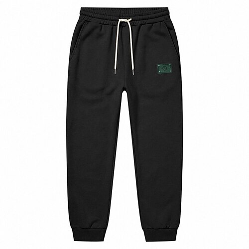 Homme Joggings Joggeurs Pantalon en polaire Pantalons Cordon de serrage Avec Poches Taille Élastique Uni Confort Chaud Occasionnel Quotidien Extérieur Mode Style Classique Blanche Noir Micro-Élastique