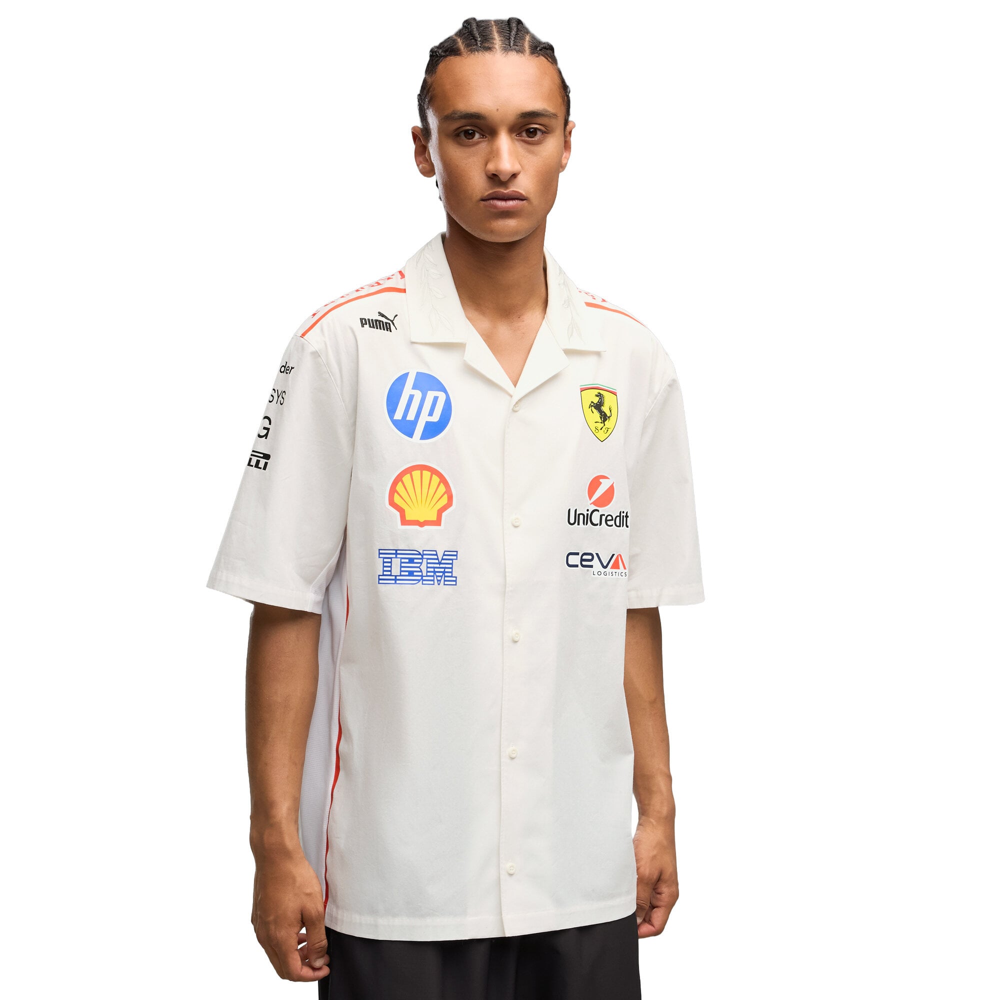 Scuderia Ferrari 2026 Team Special Edition Monza Shirt - Weiß