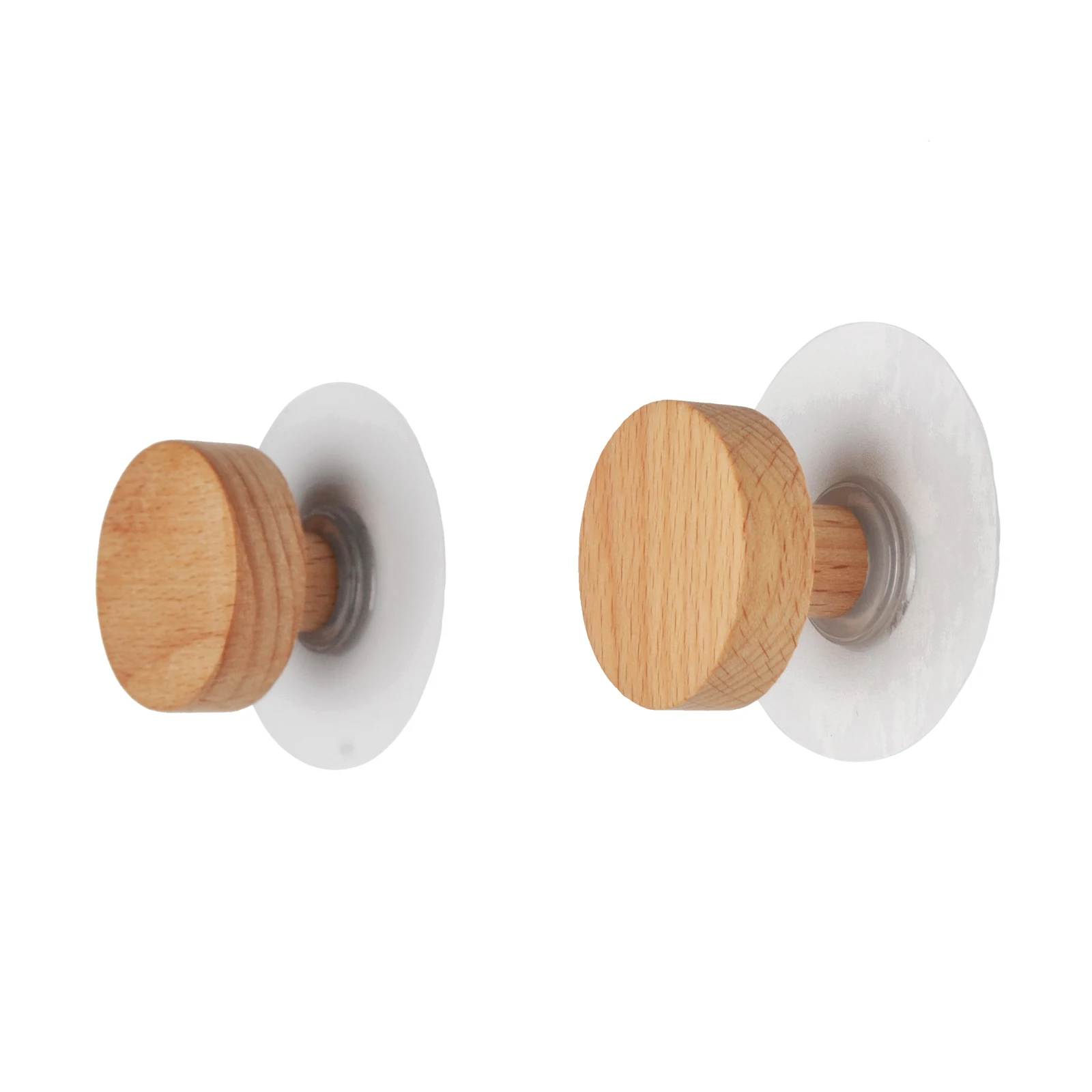 Holz haken, geometrische Form Holzwand haken, Holz garderobe Kleiderbügel zum Aufhängen von Kleidung, Hut, Schals und Handtuch im Schlafzimmer