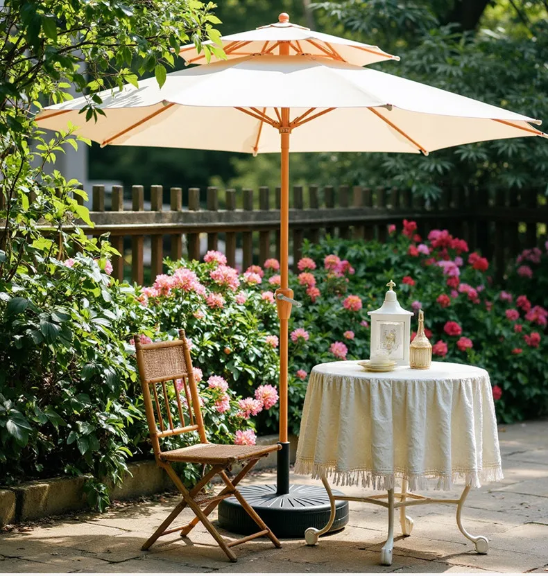 Parasol de jardin, parasol de terrasse, parasol de jardin tendance, parasol de jardin pour villa, parasol de café, parasol pliant à suspension pour extérieur et toit