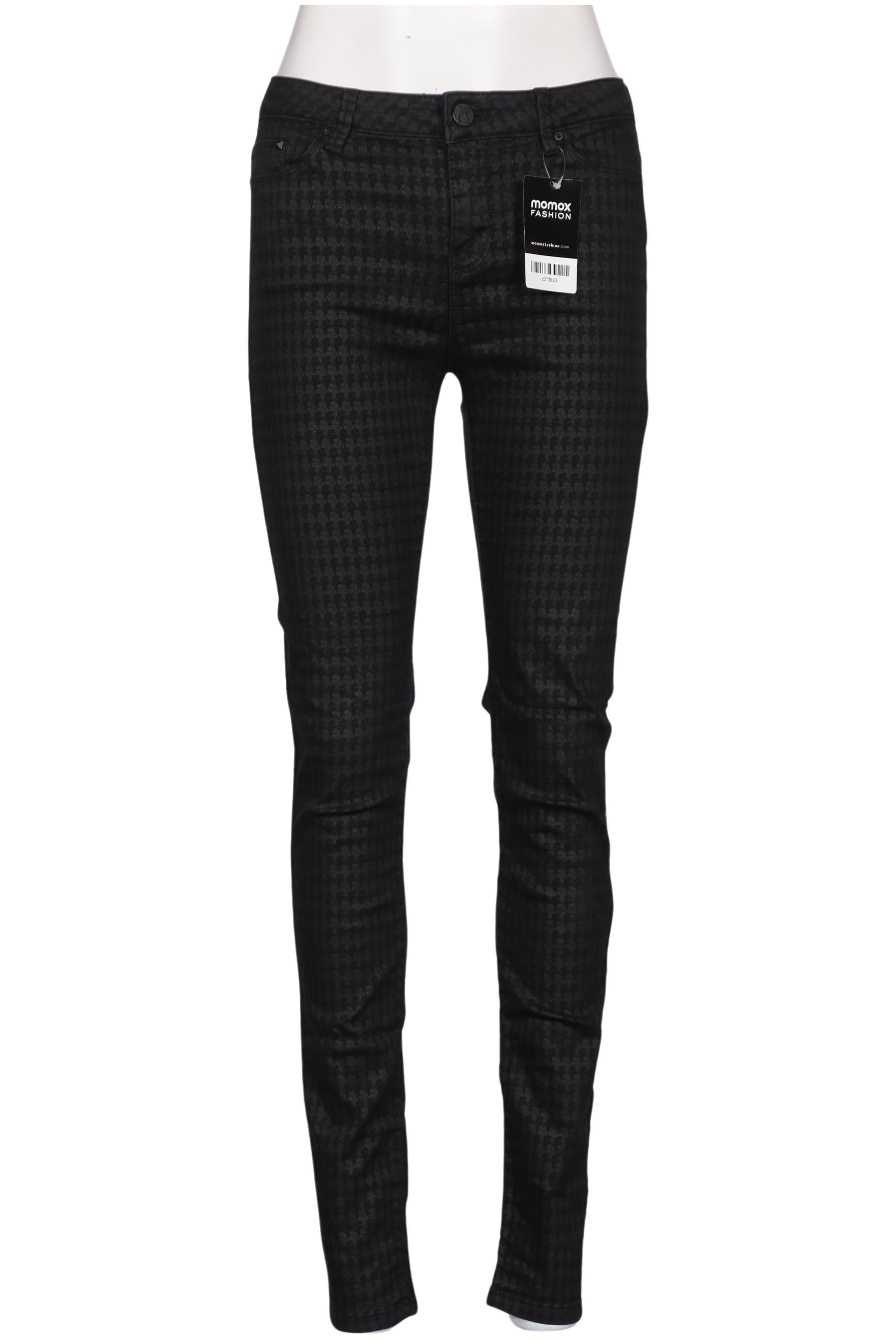 Karl by Karl Lagerfeld Damen Jeans, Gr. W29, Schwarz, Baumwolle / Synthetik / Elasthan