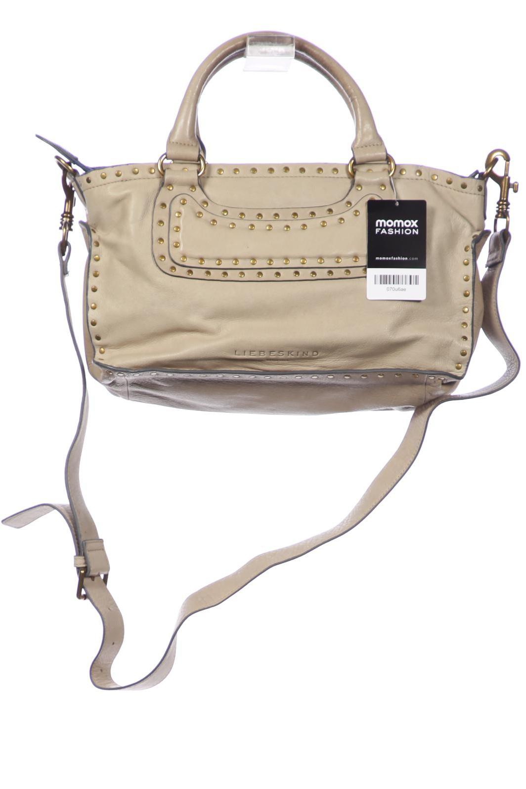 Liebeskind Berlin Damen Handtasche gross Leder, Gr. , Cremeweiß, Leder / kein / Etikett