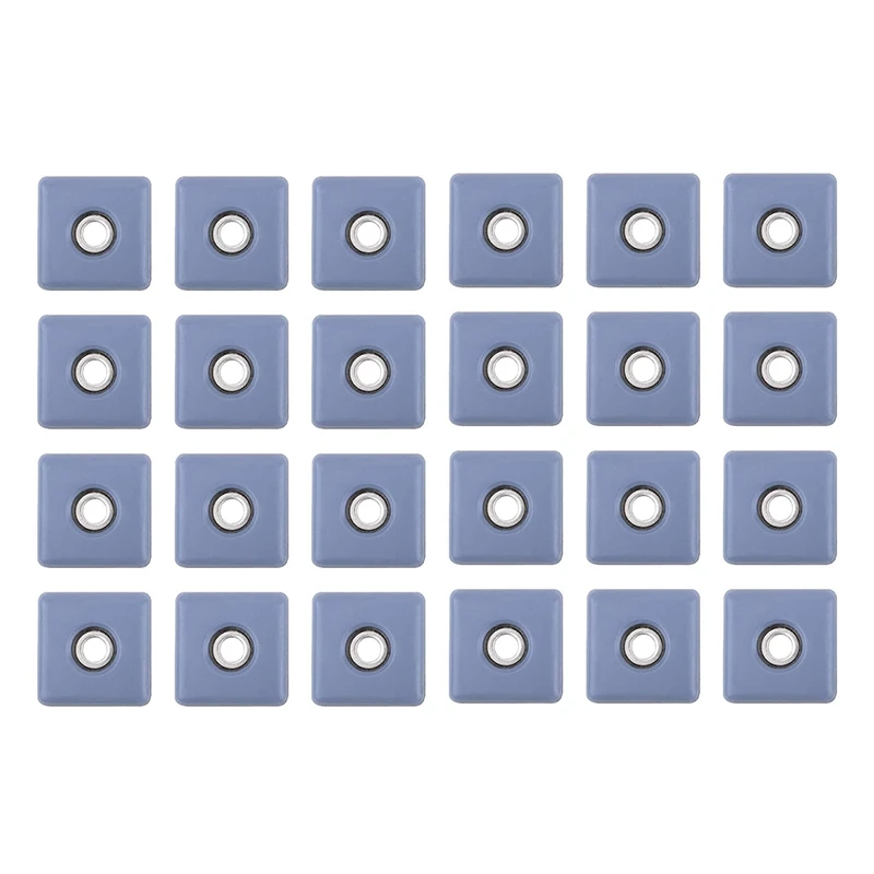 ABHG 24Pcs Möbel Sliders 30Mm Möbel Bein Protektoren Mit Schrauben Platz Stuhl Bein Protektoren Möbel Glide Pads