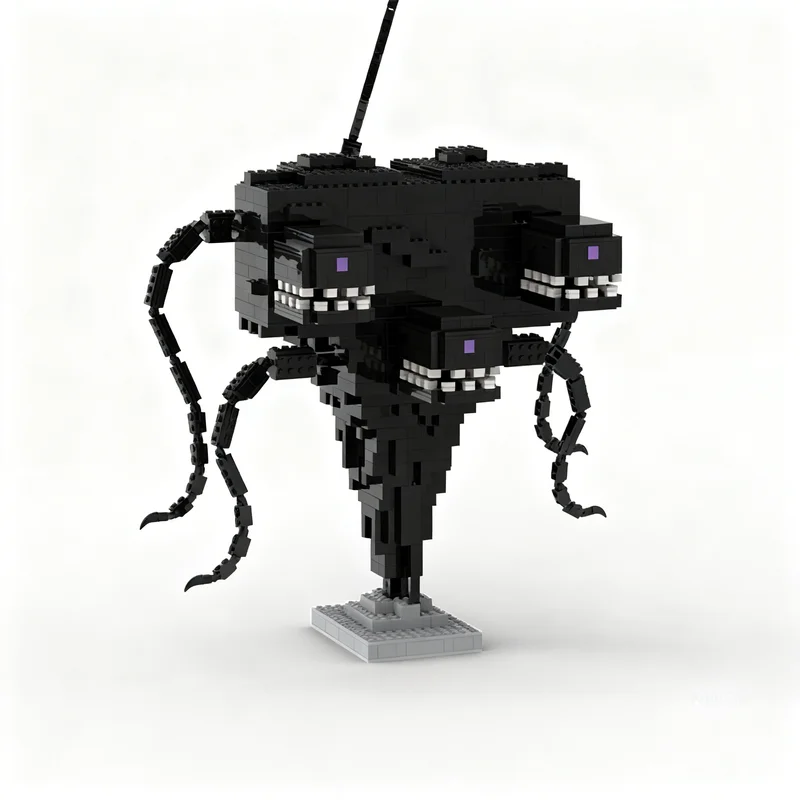 1400-teiliges MOC-Spielset: Wither Storm Minecraft Story Mode Modell, Sammlerstück, DIY Kreative Bausteine, Geschenk-Bausteine