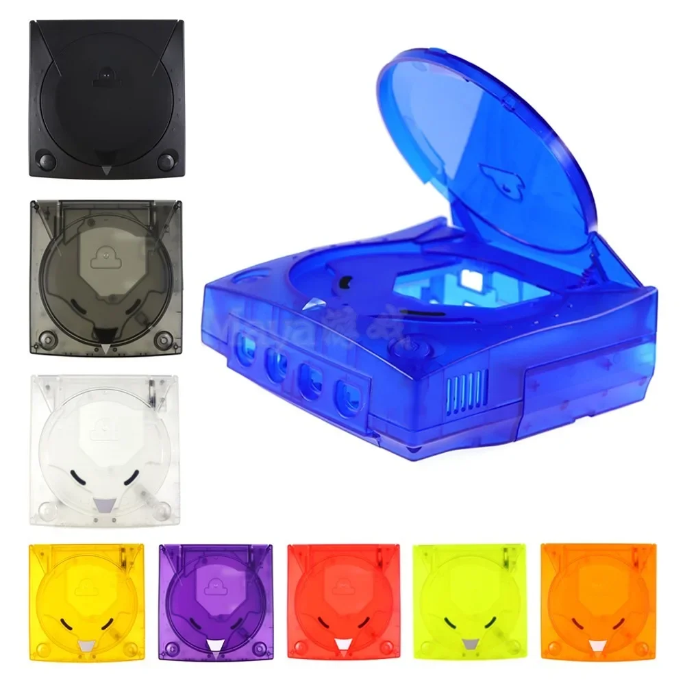 Ersatz Kunststoffs chale durchscheinende Hülle für Sega Dreamcast DC Retro Videospiel konsole transparente Boxen